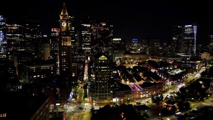 Aerial View of the Boston Skyline