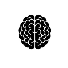 Human Brain Icon: A simple yet powerful icon representing the human brain, a symbol of intelligence, knowledge, and cognitive function. Perfect for education, psychology, neurology.
