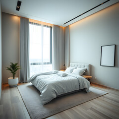 modern bedroom interior