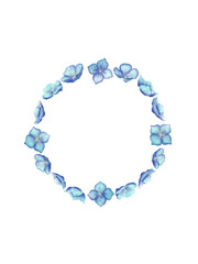 紫陽花のイラスト