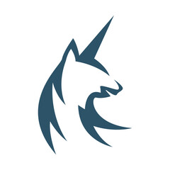 Obraz premium Unicorn logo icon design