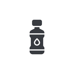 Water bottle vector icon