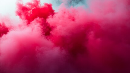 Fototapeta premium Abstract red smoke and fog background