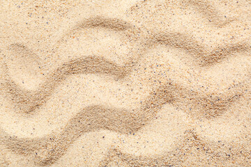 Texture of sand as background, closeup