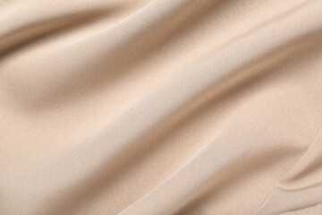 Obraz premium Texture of beige fabric as background