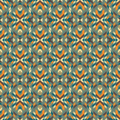 American tribal ethnic native pattern seamless.Traditional Navajo,Aztec,Apache,Southwest and Mexican style fabric pattern.Abstract vector motif pattern.For fabric,clothing,blanket,woven,wrap,decorate.