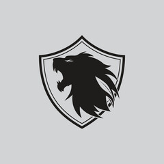 Wild Lion Head Vector Art for Branding and Sports vector logo