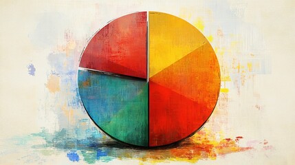 Fototapeta premium Circle division infographic set. Pie chart divided equal parts. Infographic wheel segment and fraction.