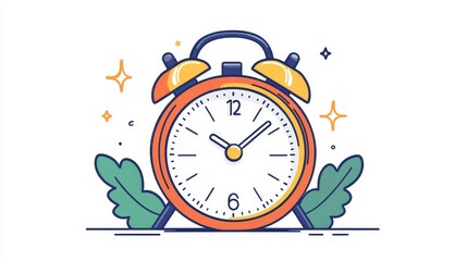 Urgent time icon, line drawing icon