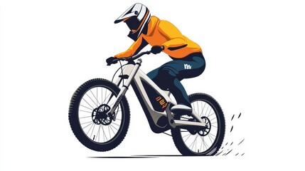 Obraz premium Cycling vector icon. Can be used for printing, mobile and web applications.
