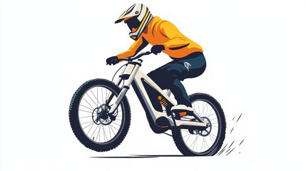 Fototapeta premium Cycling vector icon. Can be used for printing, mobile and web applications.