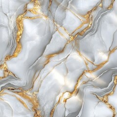 Elegant Gray and Gold Marble Texture: A Luxurious Background