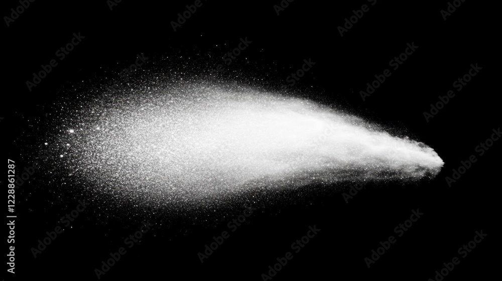 Poster gleaming scattered light particles creating a clean and sharp texture, ideal for bold text overlays.