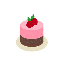 cake with strawberry