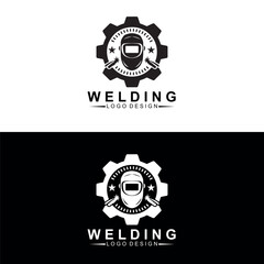 Fototapeta premium welding logo vector illustration, welding tool logo Welding service logo design, Welding company logo illustration vector design template