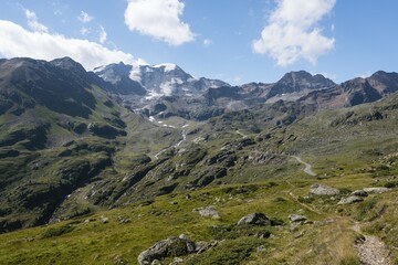 Fototapeta premium Gepatsch Glacier, Kaunertal Tyrol, Austria, Europe