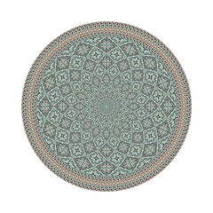 Circular pattern in traditional Palestinian style, vector design element