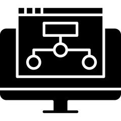 Sitemap icon single vector illustration