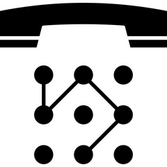 Dial Call icon single vector illustration