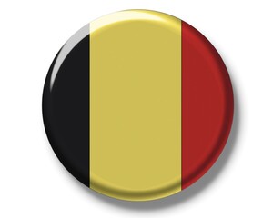 Button, flag of Belgium