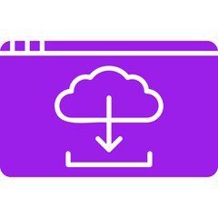 Download Webpage icon single vector illustration