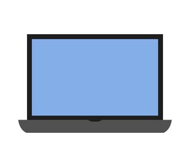 Computer icon illustrated in vector on white background