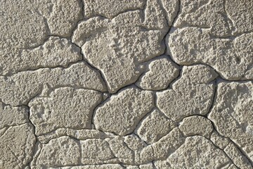 Cracks on a stone surface