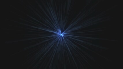 Time warp, traveling in dark unknown space, 3d rendering computer generated background