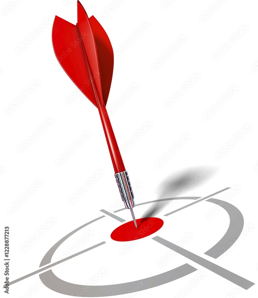 Poster high resolution rendering of a target concept