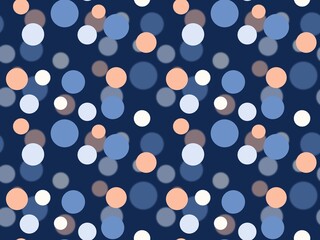 Multicolored circle pattern blurred background