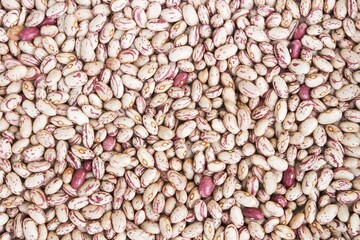 Dried patterned beans