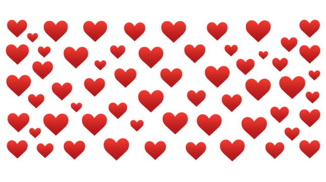 Red Heart Pattern Background Perfect for Valentines Day Love Romance and Romantic Designs
