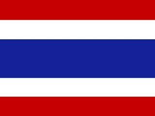 Official national flag of Thailand