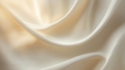 Obraz premium silk, satin, texture, wave, fabric, cloth, textile, soft, material, smooth, curve, design, luxury, pattern, flowing, illustration, backdrop, liquid, pink, decoration, cream, shiny, gold, light, draper