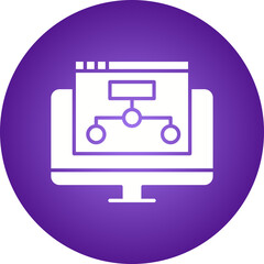 Sitemap icon single vector illustration