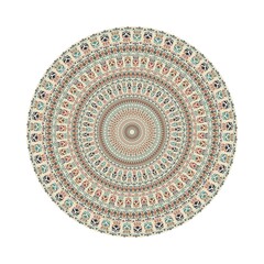 Circular pattern in traditional Palestinian style, vector design element