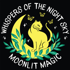 Whispers Of The Night Sky - Ready to Use Graphic Design Illustration