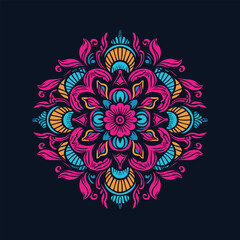 Colorful Contemporary Mandala Pattern – Great for Gifts and Decoration
