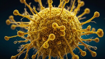  Magnified View of Yellow Fever Virus