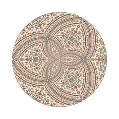 Circular pattern in traditional Palestinian style, vector design element
