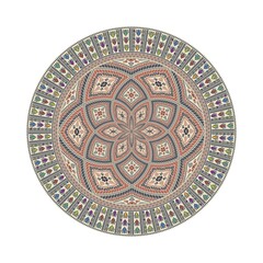 Circular pattern in traditional Palestinian style, vector design element