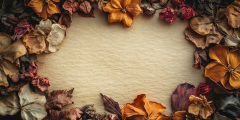 Fototapeta premium Autumn Leaves Heart