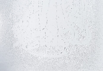 Abstract Water drops on white background, water drops pattern background