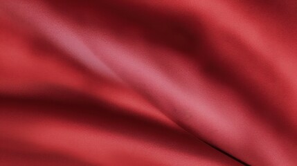 Obraz premium Red Fabric Draped in Soft Folds