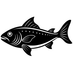whumpfin silhouette vector illustration 