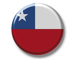 Button, flag of Chile