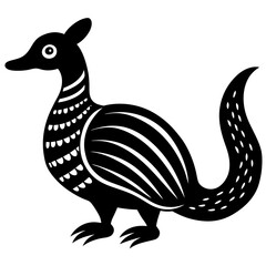 glorperloon silhouette vector illustration 