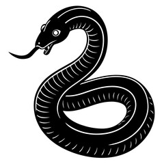 slitherblop silhouette vector illustration 