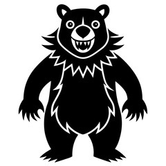 brown bear vector