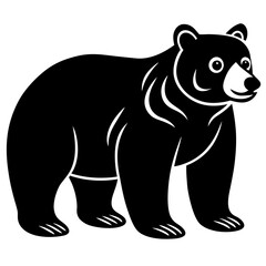 brown bear vector